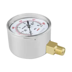 Cheap Price 2.5 Inch 0-5psi Diaphragm Capsule Micro Pressure Manometer Gas 2.5% Pressure Meter Gauge