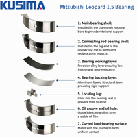 Roulements de vilebrequin et de bielle personnalisés en gros pour moteurs Nissan CA16/CA17/CA18/CA20, coque de roulement U11/U12/T12