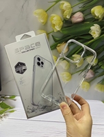 Nouvelle arrivée Space Case Transparent Anti-chute Téléphone étui pour iPhone 13 Pro max Dur Acrylique TPU PC Couverture de Téléphone