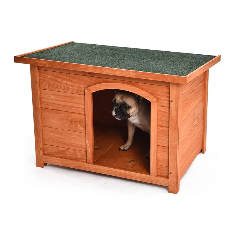 Luxe Duurzaam Weerbestendig Massief Grenen Bouw Outdoor Houten Hond Kennel Huis