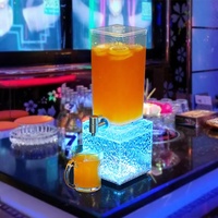 Kustom klub pesta Restoran 3L Led es tabung tap minuman jus minuman Dispenser draft bir anggur menara