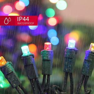 ไฟคริสต์มาส LED เกรดเชิงพาณิชย์ ขนาด 5 มม. สำหรับใช้ภายในและภายนอกอาคาร ไฟเส้นขนาดเล็ก ป้องกันน้ำ IP65 โครงสร้างชิ้นเดียว ความยาว 25 ฟุต - Product Image 2