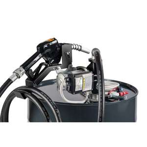 MECLUBE - 090-5035-060 Kit eléctrico de transferencia de bombas para diesel "Kit de barril'' 60 LT/min 12V boquilla automática - Product Image 1