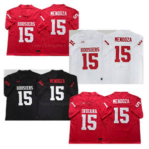 Camisetas de Fútbol Americano de los Indiana Hoosiers al por Mayor 15 # Camiseta de Fútbol Americano VP Limitada de Primera Calidad de Mendoza - Product Image 1