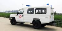 Nouvelle ambulance JMC manuelle diesel 4x4 avec brancard et sirène intégrés, certifiée ISO9001 et CCC, longueur 3-8m