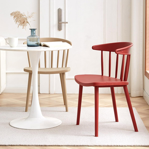 Table et chaises <span class=keywords><strong>de</strong></span> salle à manger en bois <span class=keywords><strong>de</strong></span> style <span class=keywords><strong>scandinave</strong></span> moderne et minimaliste Mobilier pour restaurant Chaises <span class=keywords><strong>de</strong></span> salle à manger empilables - Product Image 3