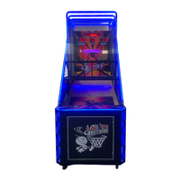 Machine d'arcade de basket-ball de rue en métal personnalisable pour intérieur, à monnayeur, 110/220V, jeu sportif personnalisable, espagnol, anglais