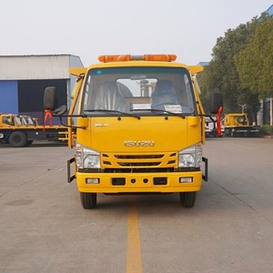 ISUZU 100P 4x2 <b>Flatbed</b> Towing <b>Truck</b> Platform Wrecker Road Rescue Wrecker <b>Truck</b> for Sale - Product Image 2