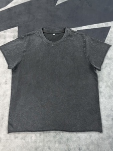 T-shirt personalizzata da <span class=keywords><strong>uomo</strong></span> in cotone pesante con lavaggio acido, oversize, vintage, streetwear, OEM, private label, produttore di t-shirt - Product Image 1