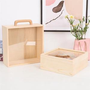 Caja de regalo de madera, caja para recuerdos de boda, caja de almacenamiento portátil para damas de honor/mejores amigas, caja de regalo artística - Product Image 2
