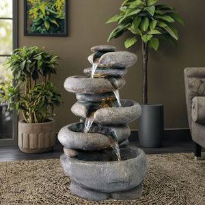 Offre Spéciale <span class=keywords><strong>fontaine</strong></span> d'eau polyrésine décor de jardin extérieur fabriqué à la main bouddha <span class=keywords><strong>zen</strong></span> <span class=keywords><strong>fontaine</strong></span> avec LED - Product Image 3