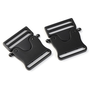 Hebilla de liberación lateral de aleación de zinc de 38 mm, negra, duradera, para accesorios de bolsos - Product Image 2