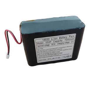 Customized Rechargeable 18650 5S2P <strong>18V</strong> 18.5V 7000mAh 7Ah Lithium <strong>Ion</strong> <strong>Li</strong> <strong>Battery</strong> <strong>Pack</strong> with Pcb and Connector - Product Image 1