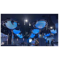 Schermo LED 3D Flessibile Personalizzato Unilumin, Soluzione di Segnaletica Digitale Multicolore per Progetti Commerciali IP65