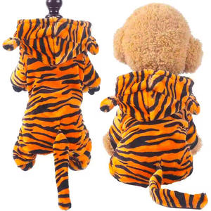 Ropa de Invierno para Perros, Cálida y Gruesa, de Felpa de Coral, con Estampado Animal, Disfraz para Cachorros, para Teddy, Corgi, Gatos, Venta al por Mayor - Product Image 3