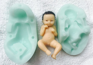 <span class=keywords><strong>Molde</strong></span> de silicona de alta calidad para decoración de tartas, <span class=keywords><strong>fondant</strong></span> 3d reborn para bebés - Product Image 2