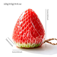 Jabón Artesanal Vegano al por Mayor con Aceites Esenciales de Frutas, Exfoliante y Control de Grasa, en Barra con Diseño de Frutas Tropicales, Jabón de Regalo para Baño Diario