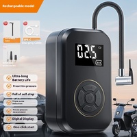 Pompe à air sans fil portable pour voiture 80W 25L/min, multifonction, batterie externe de secours pour téléphone portable, démarreur de secours, gonfleur ABS 2000mAh*2