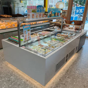 Vitrine réfrigérée à double paroi en verre trempé pour gâteaux et pâtisseries - Product Image 2