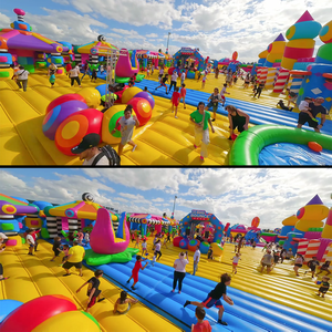 El Trampolín Inflable Comercial de Alta Resistencia Más Grande, Parque de Brincos Temático - Product Image 5