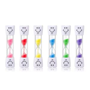 مؤقت زمني إبداعي يدوي الصنع على شكل ساعة رملية دوارة لتنظيف أسنان الأطفال في 3 دقائق، هدية صغيرة ممتعة ليوم الطفل - Product Image 1