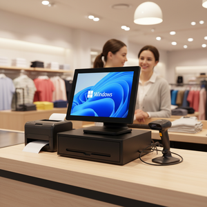 Sistema POS con Código de Barras <span class=keywords><strong>Cashcow</strong></span>, Intel I3, Pantalla Táctil Capacitiva de 15'' y 10 Puntos, 8GB de RAM, Resolución 1024x768, Wi-Fi 6, Windows - Product Image 4