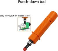 CAT5 CAT5e CAT6 Kit d'entretien et de réparation de câble Testeur Pince à dénuder Ethernet Kit d'outils réseau à sertir RJ45