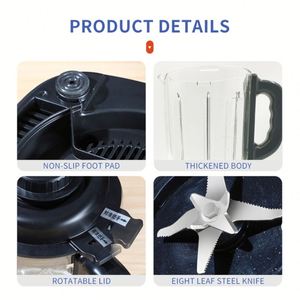 Mixeur chauffant numérique multifonctionnel 1,75 L en verre avec moteur en cuivre pur haute puissance, robot culinaire de comptoir pour soupes et lait de soja - Product Image 6