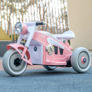 Motocyclette électrique pour enfants, tricycle rechargeable, voiture jouet à double propulsion pour enfants de 1 à 6 ans - Product Image 4
