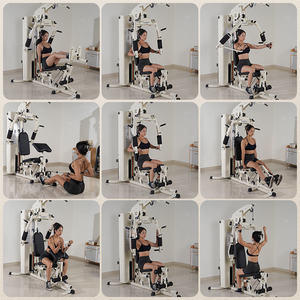 Stazione Professionale Multifunzionale <span class=keywords><strong>per</strong></span> <span class=keywords><strong>Palestra</strong></span> Domestica con Pressa <span class=keywords><strong>per</strong></span> Gambe, Macchina All-in-One <span class=keywords><strong>per</strong></span> Allenamento di Forza e Workout Completo del Corpo - Product Image 4
