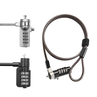 Serrure pour ordinateur portable ultra-mince 3-en-1 sans clé standard Nano PC universel pour PC normaux-Système de clé principale