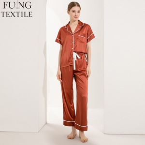 Pyjamas personnalisés FUNG 6028 <span class=keywords><strong>pour</strong></span> <span class=keywords><strong>la</strong></span> <span class=keywords><strong>mère</strong></span> <span class=keywords><strong>de</strong></span> <span class=keywords><strong>la</strong></span> <span class=keywords><strong>mariée</strong></span>, vêtements <span class=keywords><strong>de</strong></span> détente <span class=keywords><strong>pour</strong></span> <span class=keywords><strong>la</strong></span> fête nuptiale en stock - Product Image 3