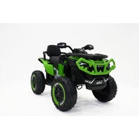 Quad à pédales pour enfants 12V avec calandre à dents de monstre - 2.4G R/C