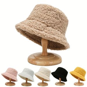 <span class=keywords><strong>Cappello</strong></span> a secchiello in pile <span class=keywords><strong>Teddy</strong></span> da <span class=keywords><strong>donna</strong></span>, caldo invernale, foderato in sherpa, in peluche. - Product Image 2