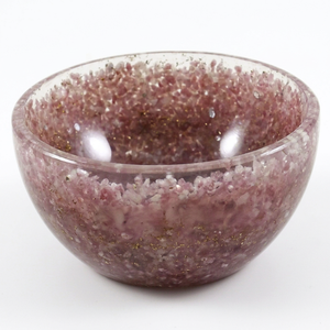 Quartz rose bol d'orgone de 3 pouces en gros cristal artisanat pierres naturelles Reiki roches minéraux accessoires de cuisine vaisselle bol - Product Image 1