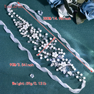 YouLaPan Cerchietto da Sposa con Perle e Cristalli, Accessorio <span class=keywords><strong>per</strong></span> Capelli Argento, Fascia <span class=keywords><strong>per</strong></span> Capelli da Matrimonio, Decorazioni <span class=keywords><strong>per</strong></span> <span class=keywords><strong>Damigelle</strong></span>, <span class=keywords><strong>Accessori</strong></span> <span class=keywords><strong>per</strong></span> Capelli HP795 - Product Image 6