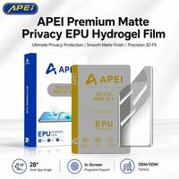 Protection d'écran en hydrogel personnalisée pour téléphones mobiles, film d'hydrogel souple HD mat pour la confidentialité, compatible avec les machines de découpe 120*180mm