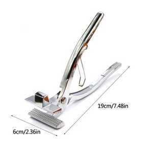 <span class=keywords><strong>Pince</strong></span> <span class=keywords><strong>à</strong></span> toile professionnelle en alliage de large de 6cm avec poignée de rappel <span class=keywords><strong>à</strong></span> ressort, mâchoires d'accouplement, outil d'étirement de toile - Product Image 3