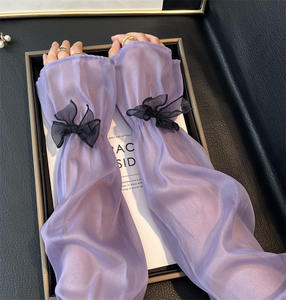 Outdoor Arm Mouwen Strik Stijl Tule Arm Mouwen Huwelijksfeest Arm Mouwen Licht Luxe En Modieuze Stijl - Product Image 5