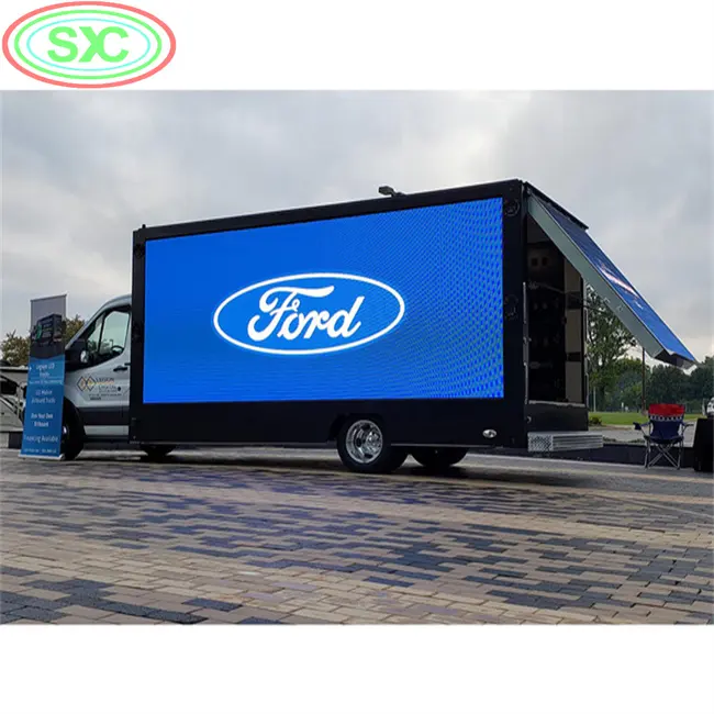 Display a LED per camion con schermo a LED per esterni P8 ad alta luminosità per la pubblicità