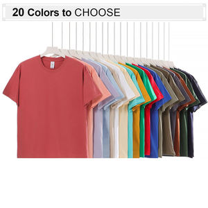 تي شيرت قطن مخصص للوزن الثقيل كبير الحجم تي شيرت عالي الجودة 230 جم/متر مربع ملابس الشارع تي شيرت ثقيل الوزن - Product Image 2