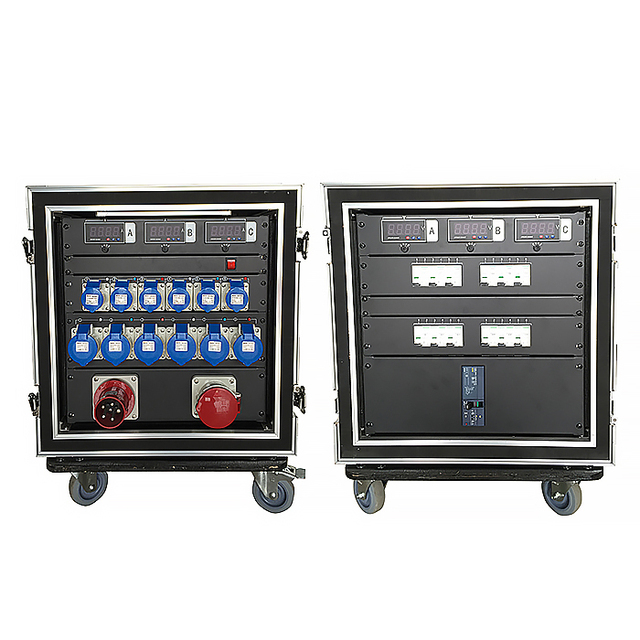 12 Channels 3 Phase Electrical Power Box Distribution Power Board Lighting Mains Stage Distro Box