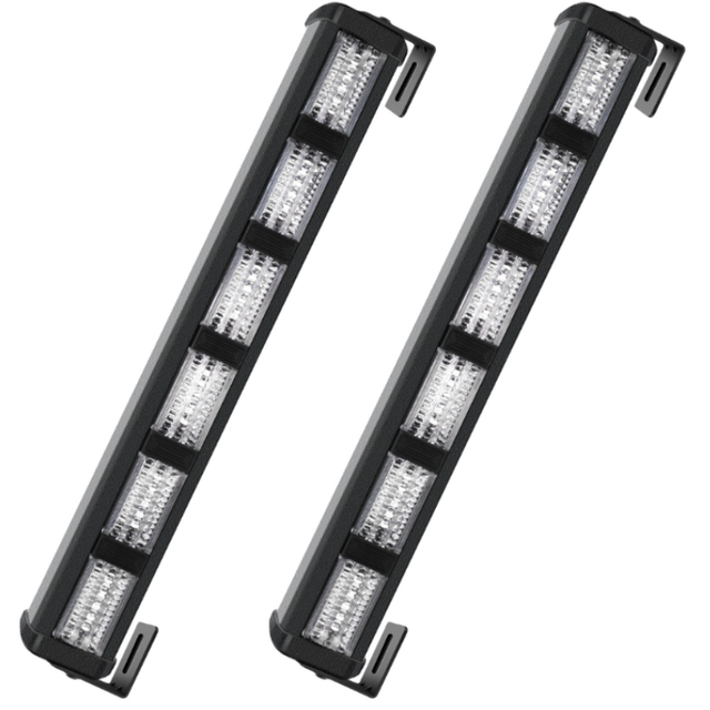 New 6/8/12/18/24P Double-sided Strobe LED Roof Top Warning Light Strip with IP68 Waterproof App Control for ATV/SUV Vehicles