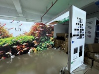 Boîte à lumière LED portable pour exposition, cadre en aluminium, stand modulaire en tissu tendu, mur de fond pour stand d'exposition