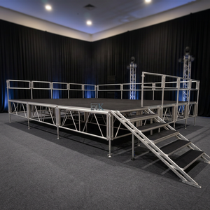 Aluminum <b>Frame</b> Stage Platform Adjustable Height 2m No Tools for Outdoor - Product Image 4
