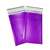 Enveloppes à bulles écologiques personnalisées noires A4 pour courrier express, sacs d'expédition rembourrés à bulles