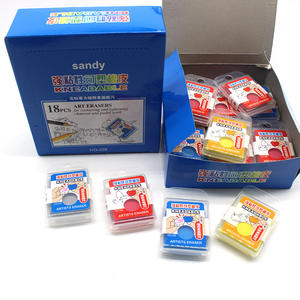 أداة محو ملونة للفنانين من Bview أداة محو مطاطية قابلة للحياكة للرسم - Product Image 1