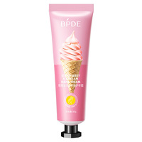 Crème hydratante et blanchissante pour les mains à l'extrait de fruits, marque distributeur, best-seller – Crème pour les mains à la crème glacée à la fraise