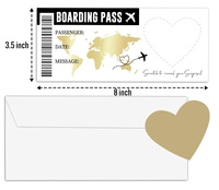 Échantillon gratuit de papier thermique pour imprimante de billets d'embarquement, billets d'avion imprimés thermiquement pour les voyages aériens