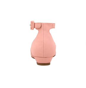 Zapatos Planos de Ballet Color Rosa con Correa en el Tobillo y Cierre de Hebilla, de Ante Sintético, Punta Cerrada, Cómodos, para Mujer, para Todas las Temporadas - Product Image 2